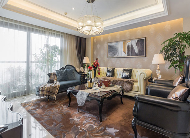 歐式客廳效果圖