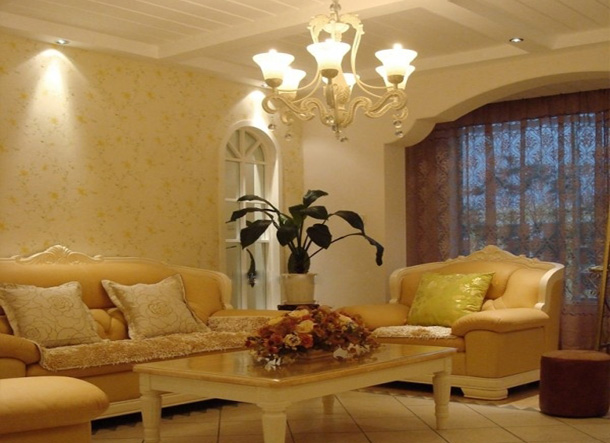  地中海風(fēng)格客廳效果圖