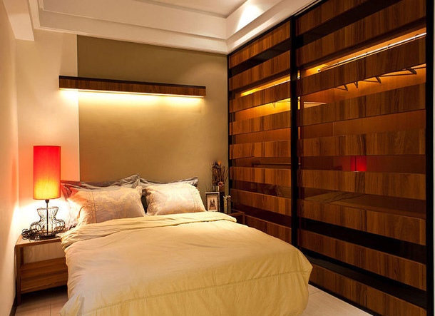 中式臥室效果圖