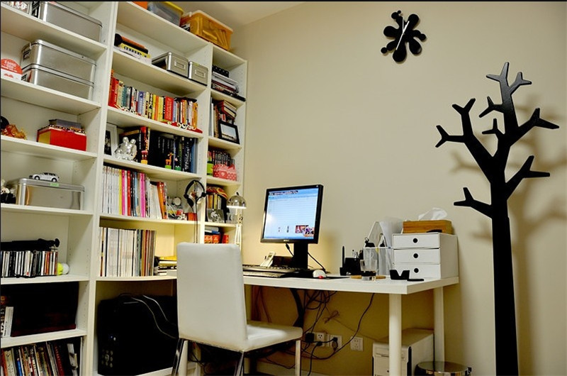 重慶小戶型房屋裝修，書(shū)房裝修